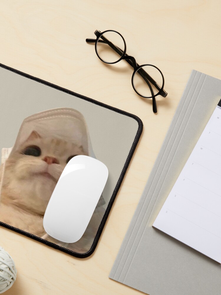 Funny cat meme face' Mouse Pad
