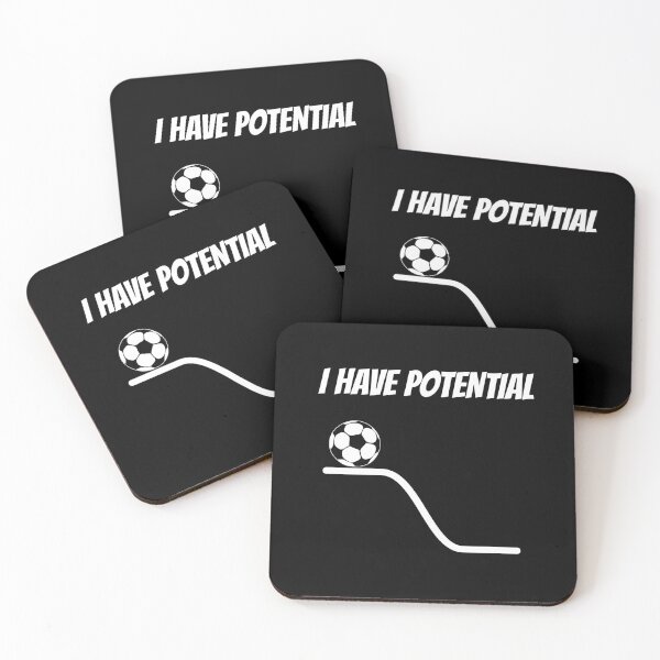 Item preview, I Have Potential, with Soccer Ball - funny physics joke designed and sold by TalesOfScience.