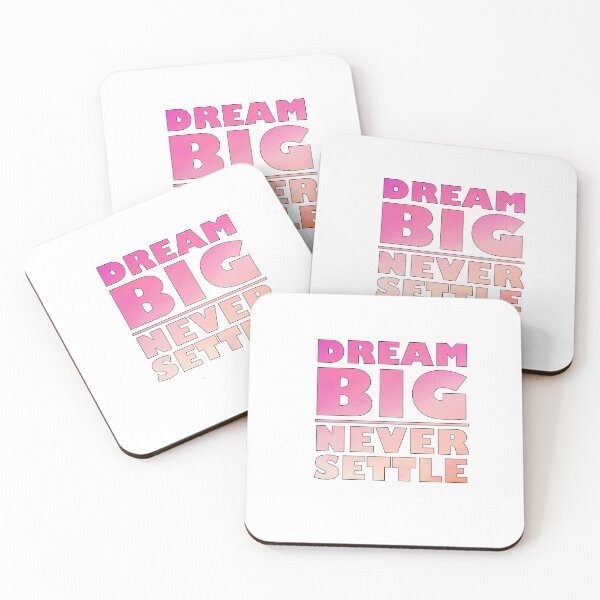 Artikelvorschau, Dream Big Never Settle - Abendhimmel entworfen und verkauft von BKNation.
