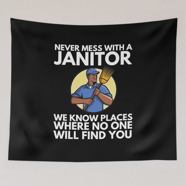 Item preview, janitor designed and sold by T-shirtgallery.