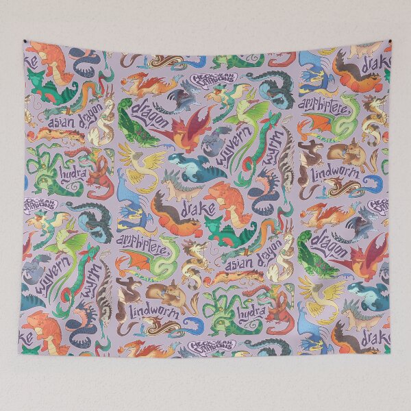 Item preview, Mini dragon compendium in lavender  designed and sold by Colordrilos.