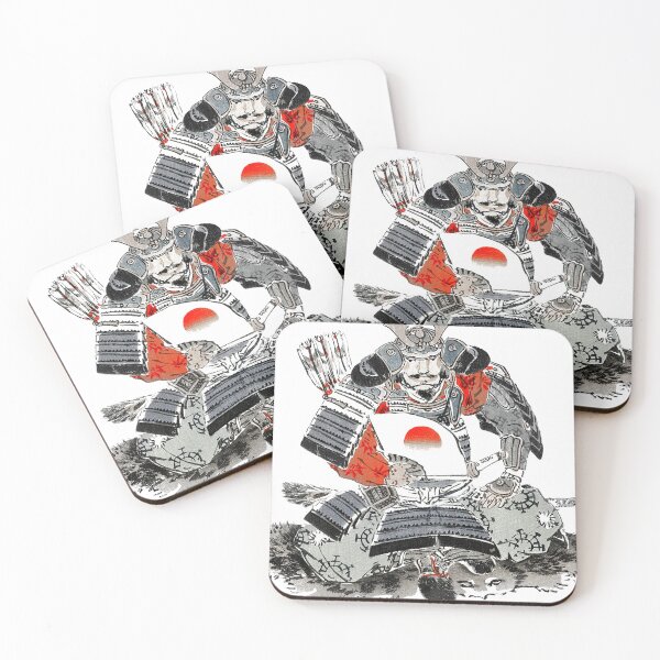 Item preview, Samurai by Kōno Bairei (1844-1895) designed and sold by RyanCaudell.