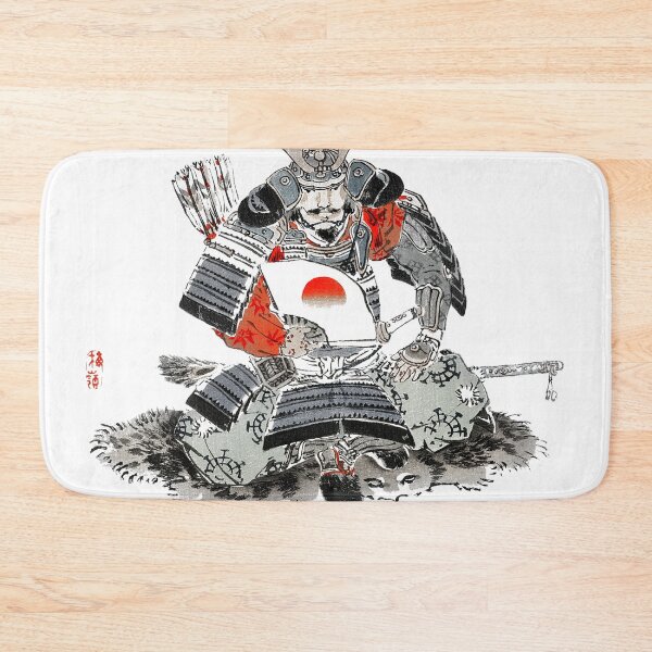 Item preview, Samurai by Kōno Bairei (1844-1895) designed and sold by RyanCaudell.