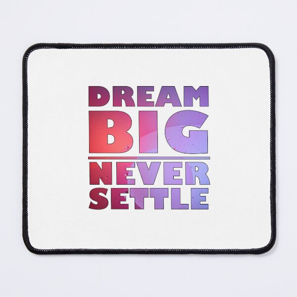 Item preview, Dream Big Never Settle - Red and Purple designed and sold by BKNation.