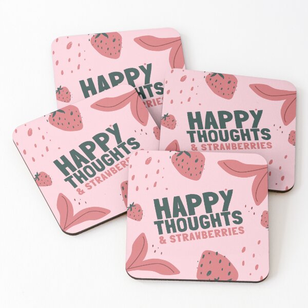 Item preview, happy thoughts & strawberries designed and sold by goblinbabe.