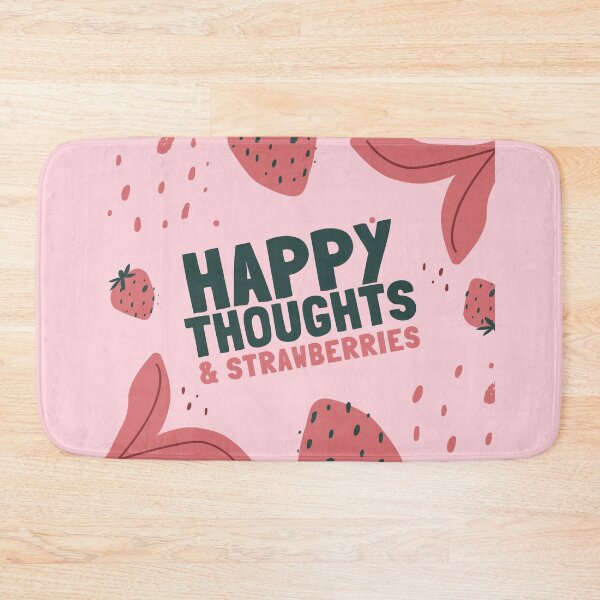 Item preview, happy thoughts & strawberries designed and sold by goblinbabe.
