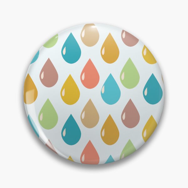 Item preview, Colorful pastel raindrops pattern  designed and sold by Yasminepatterns .