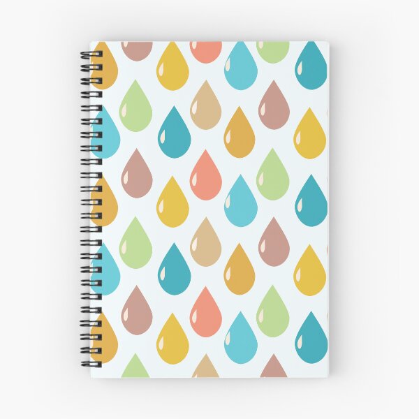 Item preview, Colorful pastel raindrops pattern  designed and sold by Yasminepatterns .