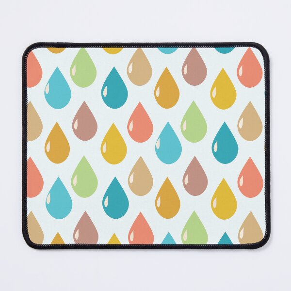 Item preview, Colorful pastel raindrops pattern designed and sold by Yasminepatterns .
