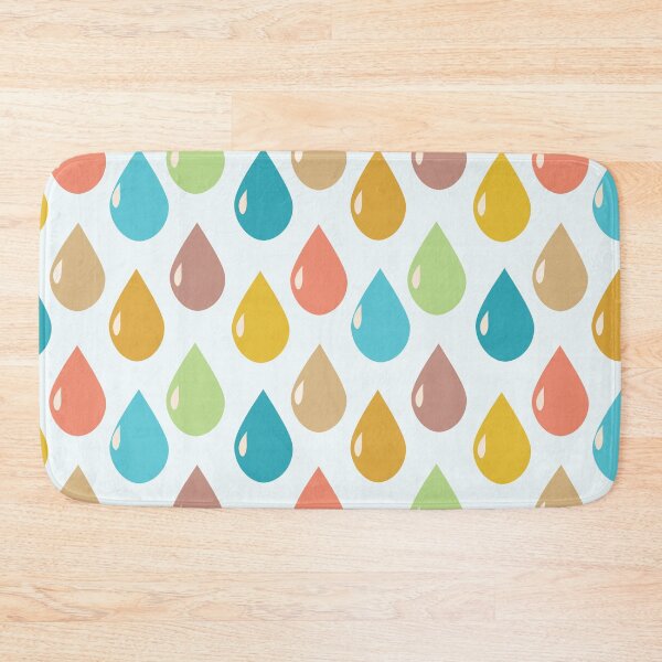 Item preview, Colorful pastel raindrops pattern  designed and sold by Yasminepatterns .