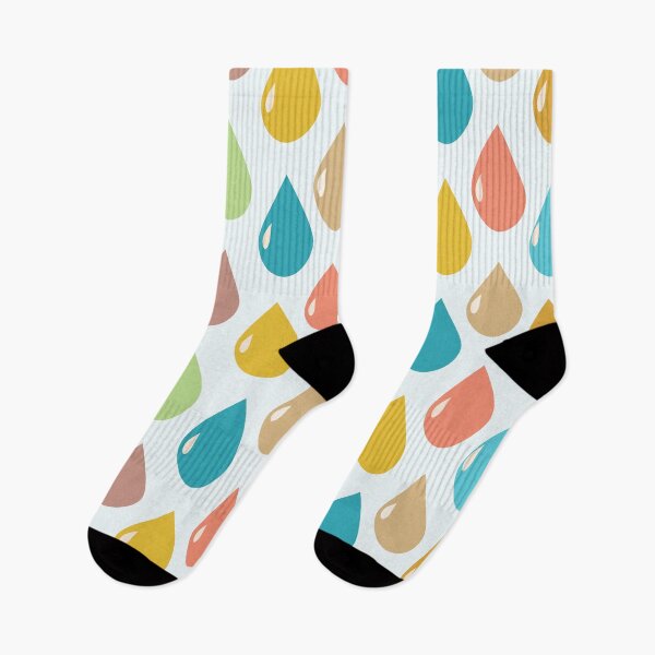 Item preview, Colorful pastel raindrops pattern  designed and sold by Yasminepatterns .
