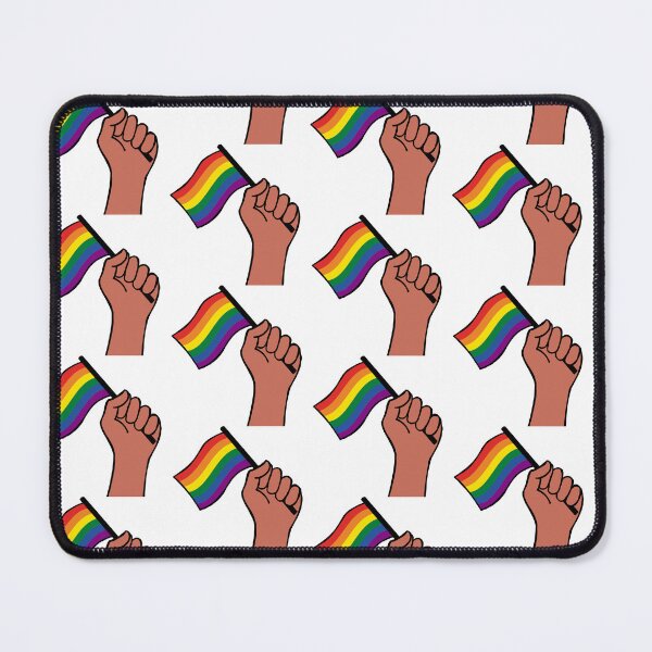 Item preview, LGBTQ flag hand pattern  designed and sold by BThingies.