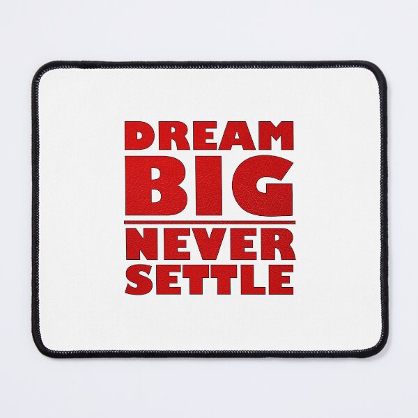 Item preview, Dream Big Never Settle - Blood Red Leather designed and sold by BKNation.