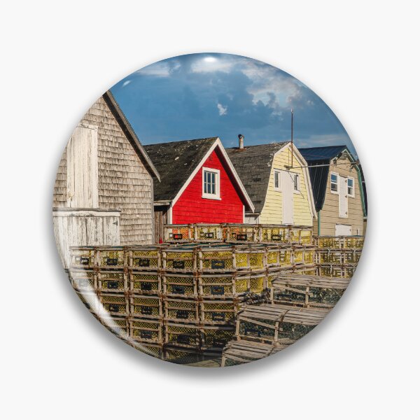 Item preview, PEI Lobster Traps on the Wharf 2 designed and sold by onepony.