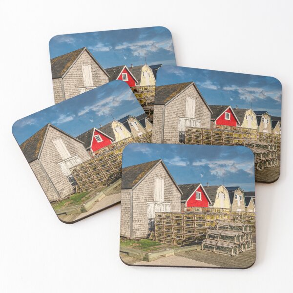 Item preview, PEI Lobster Traps on the Wharf 2 designed and sold by onepony.