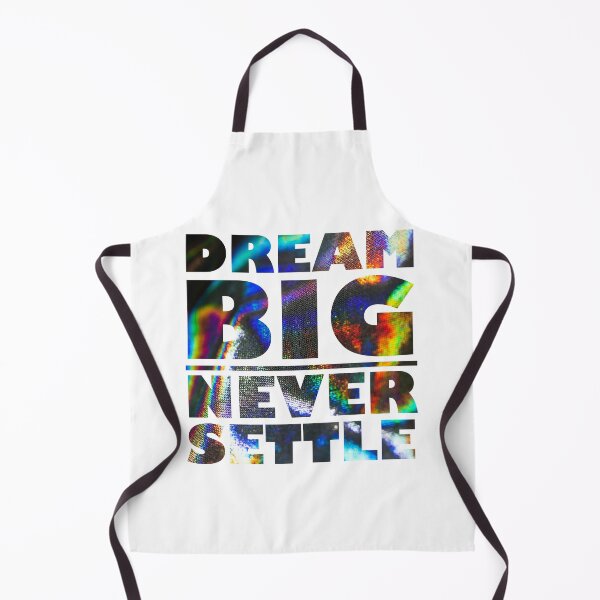 Item preview, Dream Big Never Settle - Silver Hologram designed and sold by BKNation.
