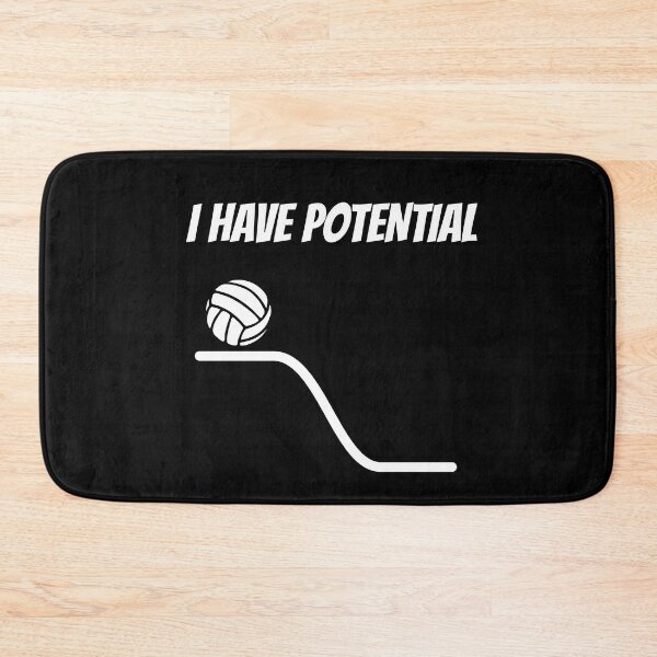 Item preview, I Have Potential, with Volleyball Ball - funny physics joke designed and sold by TalesOfScience.