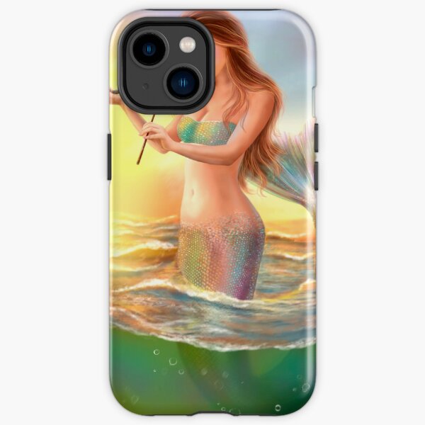 mermaid plays on violin on su iPhone Tough Case