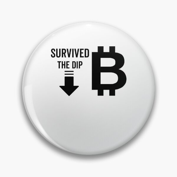 Item preview, Survived the Dip - survived crypto market crash designed and sold by Rainbow Designs.