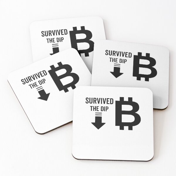 Item preview, Survived the Dip - survived crypto market crash designed and sold by Rainbow Designs.