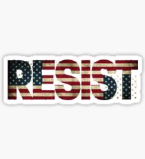 'RESIST' USA Protest Flag Sticker