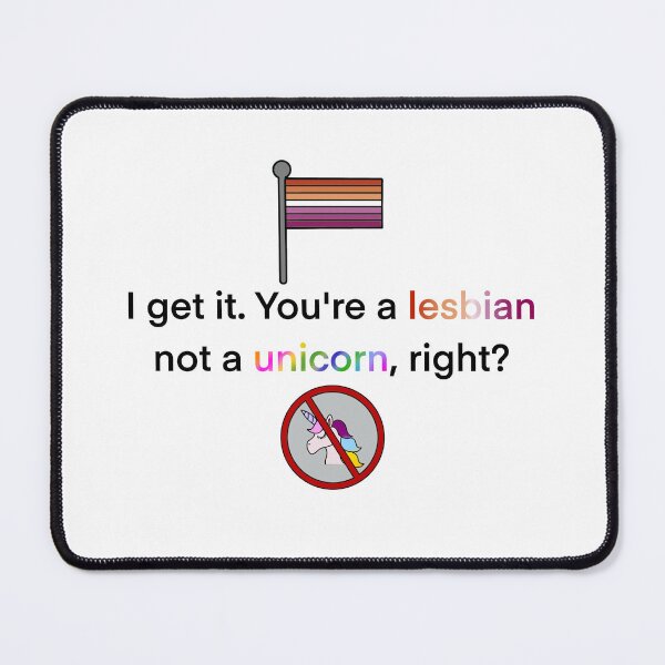 Item preview, Lesbian not a unicorn designed and sold by kynnamariehale.