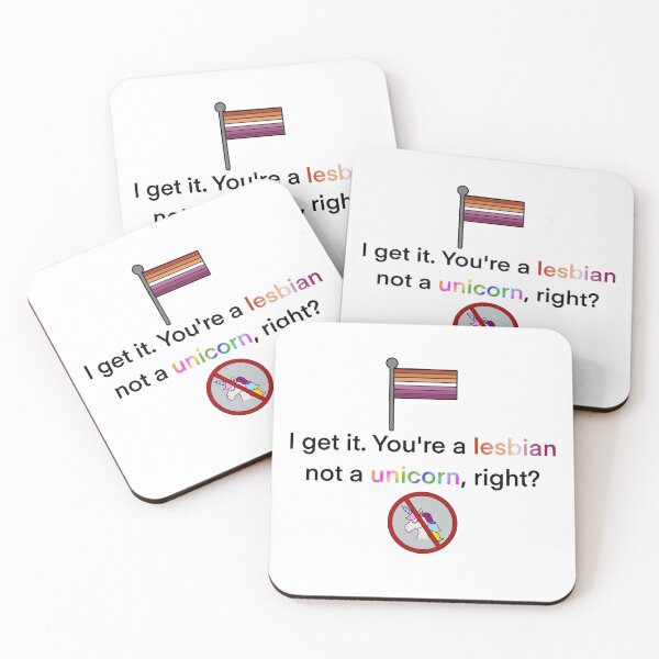 Item preview, Lesbian not a unicorn designed and sold by kynnamariehale.