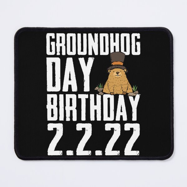 Item preview, Fun Groundhog Day Birthday 2.2.22 Party February 2nd 2022 designed and sold by ecomdesign.