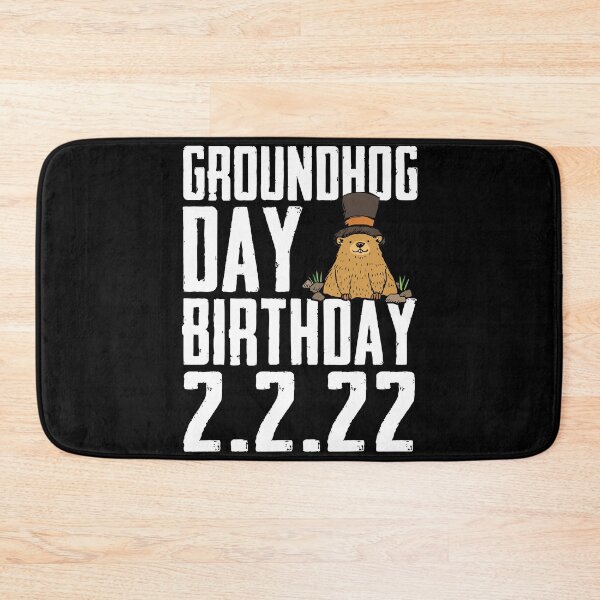 Item preview, Fun Groundhog Day Birthday 2.2.22 Party February 2nd 2022 designed and sold by ecomdesign.