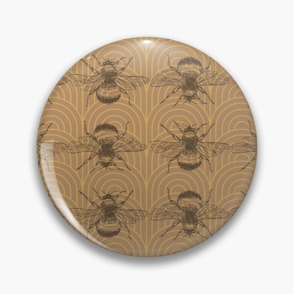 Item preview, Bee - 1920's inspired golden bees design designed and sold by Balibee93.
