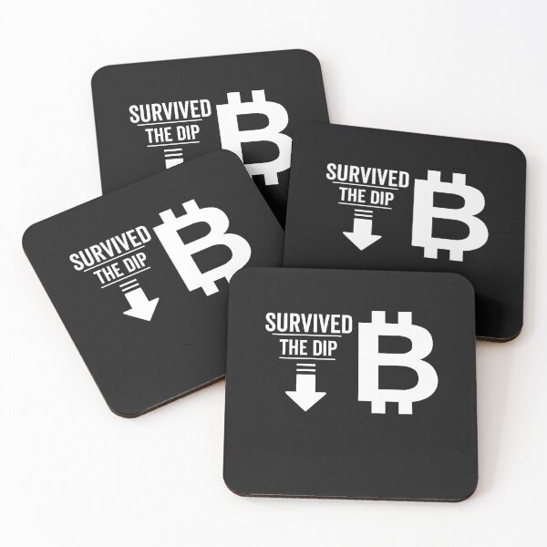 Item preview, Survived the Dip- Cryptocurrency crash 2021 designed and sold by Rainbow Designs.