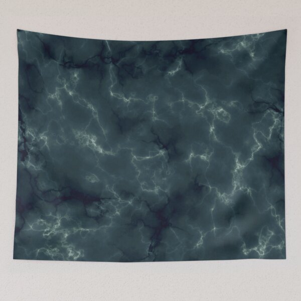 Item preview, Marble blue teal abstract pattern designed and sold by cutecrazytshirt.