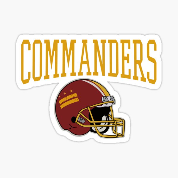 8 Bit Washington Commanders Helmet - Washington Commanders - Magnet