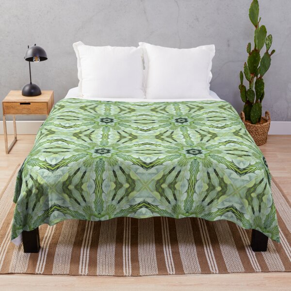 Item preview, Abstract Art Tropical Plants Boston Fern Tropicalcore Aesthetic Green and Cream designed and sold by Beachy.