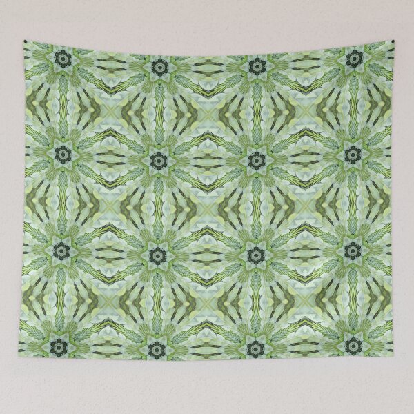 Item preview, Abstract Art Tropical Plants Boston Fern Tropicalcore Aesthetic Green and Cream designed and sold by Beachy.