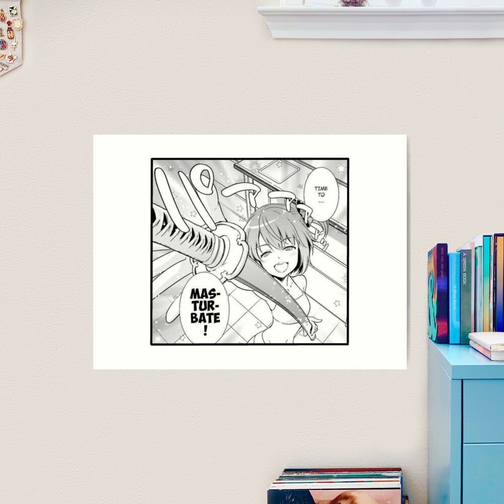 funny print  time to masturbate!  Art Print for Sale by Ani-Emi |  Redbubble