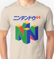 Camiseta unisex Japonés Nintendo 64