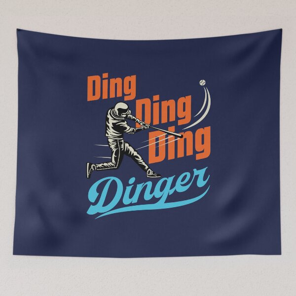 Item preview, Dinger Home Run Baseball Player Fan Enthusiast designed and sold by jaygo.