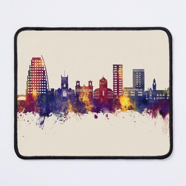 Item preview, Kingston upon Thames England Skyline designed and sold by ArtPrints.