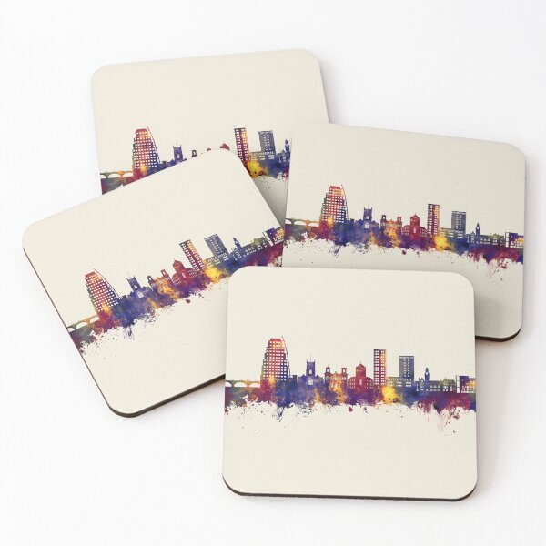 Item preview, Kingston upon Thames England Skyline designed and sold by ArtPrints.