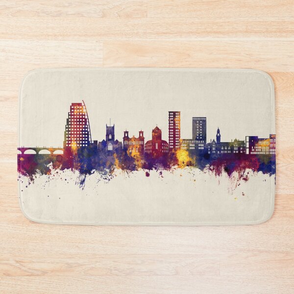 Item preview, Kingston upon Thames England Skyline designed and sold by ArtPrints.