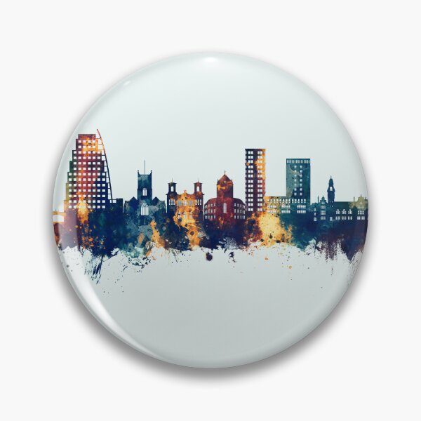 Item preview, Kingston upon Thames England Skyline designed and sold by ArtPrints.