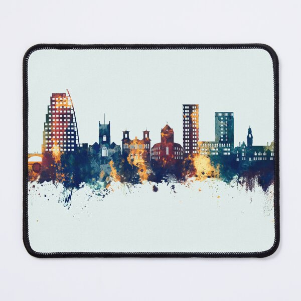Item preview, Kingston upon Thames England Skyline designed and sold by ArtPrints.