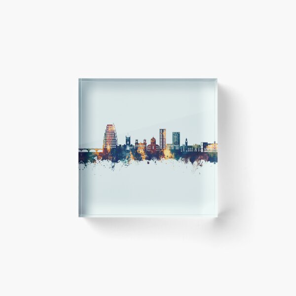 Item preview, Kingston upon Thames England Skyline designed and sold by ArtPrints.