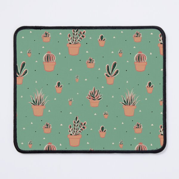 Item preview, Potted Succulents on Green designed and sold by carabara.