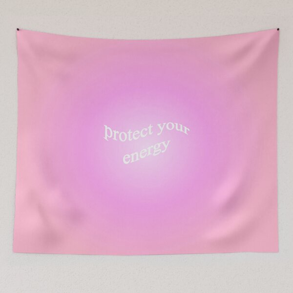 Item preview, protect your energy aura quote designed and sold by Liiiiiiiiv.