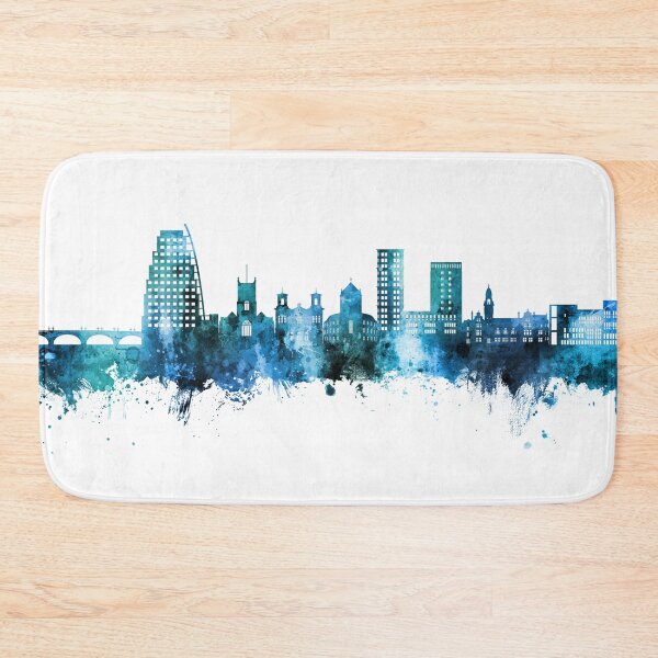 Item preview, Kingston upon Thames England Skyline designed and sold by ArtPrints.
