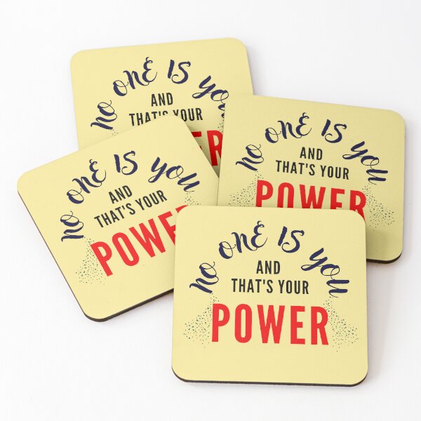 Item preview, No one is you and that's your power designed and sold by chahakisha.