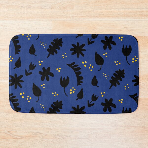 Item preview, Dark blue  and Black floral designed and sold by DemonicGloom.