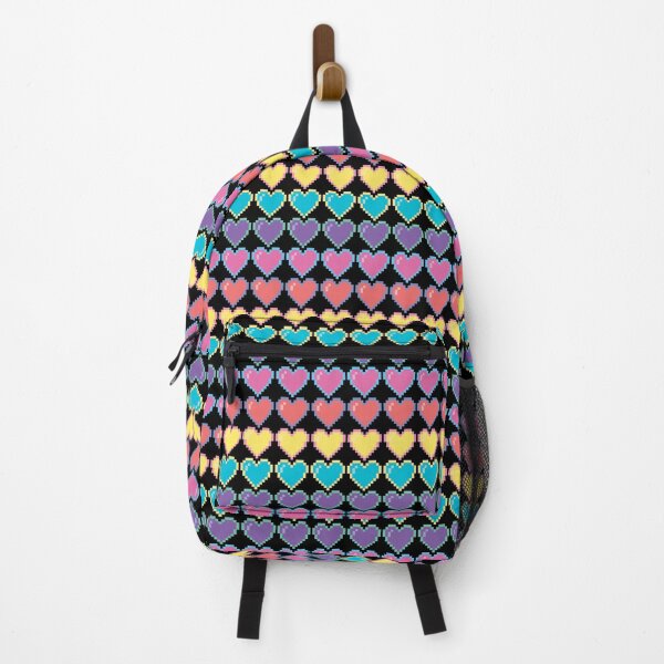 Item preview, Colorful Rainbow Pixel Hearts Pattern by HYPEMODE designed and sold by HypeMode.